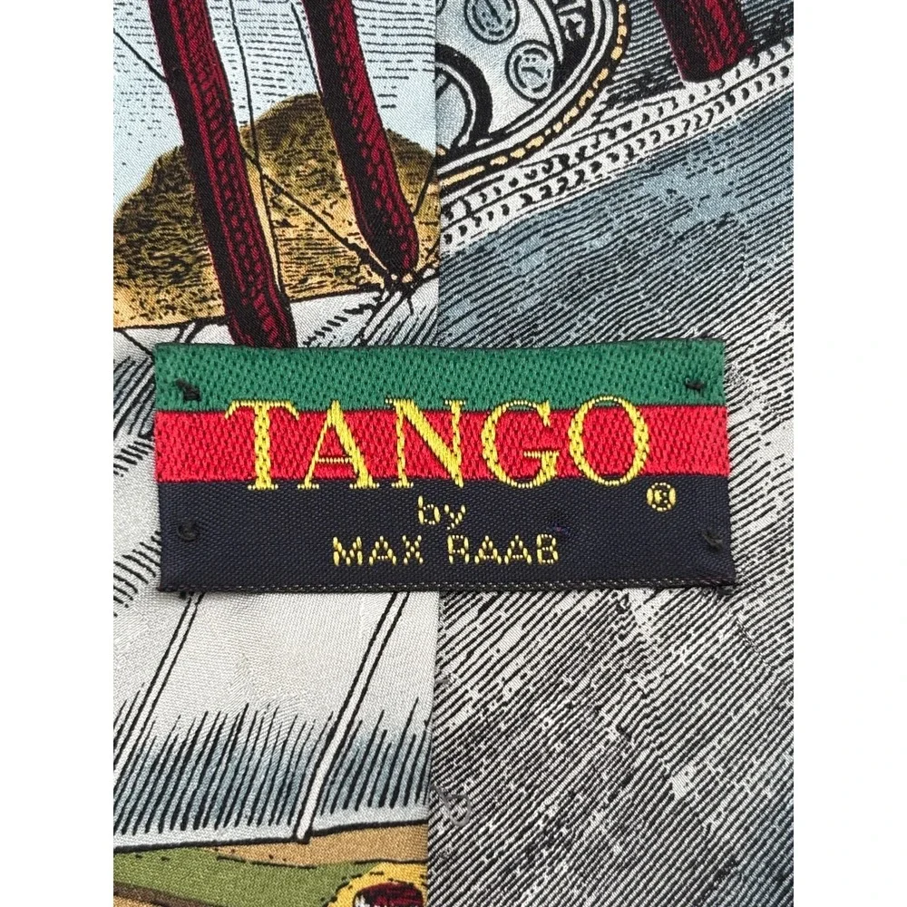 VTG Tango by Max Raab Americana Series High Flyer 1926 Silk Tie Biplane Aviation